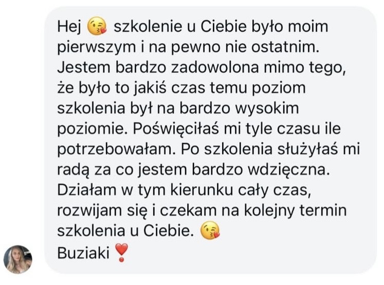 Opinia absolwentki 3